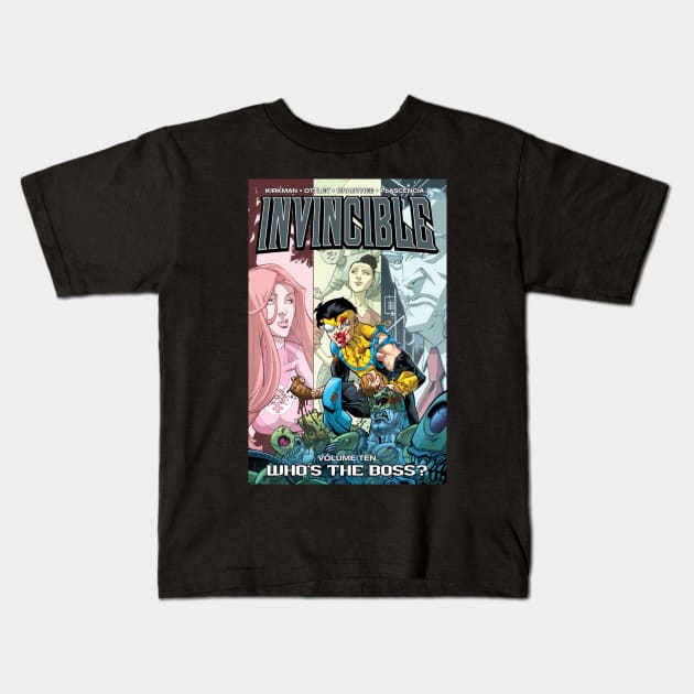 invincible poster Kids T-Shirt by super villain